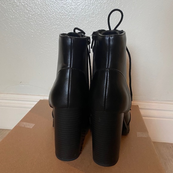 Lace Up High Heel Booties - Picture 8 of 9